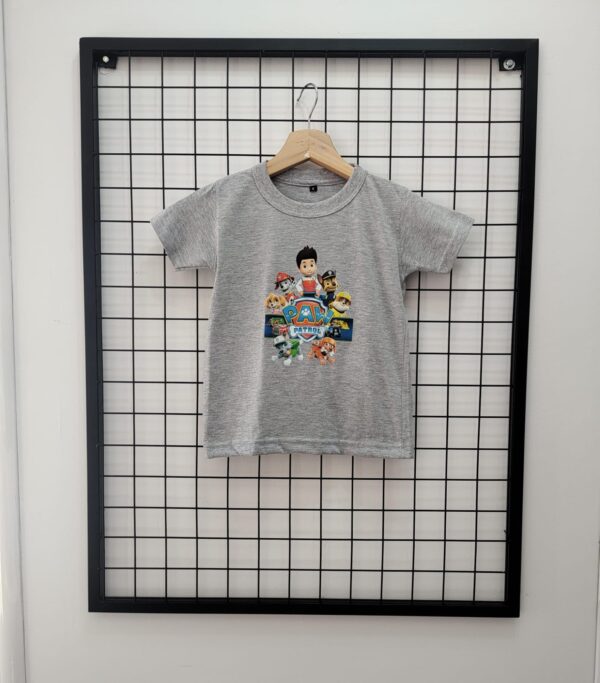 remera paw patrol gris