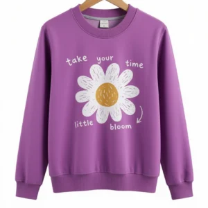 Buzo Flor Violeta
