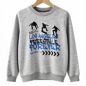17 Buzo Los Ángeles Freestyle Gris