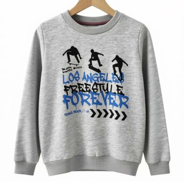 Buzo Los Ángeles Freestyle Gris