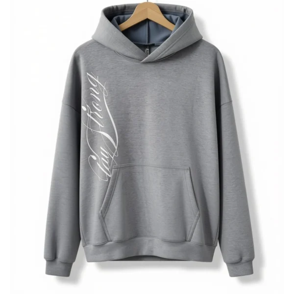 Buzo Capucha Strong Gris