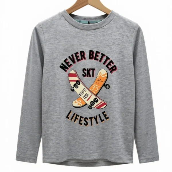 Remera Skater Lifestyle Gris