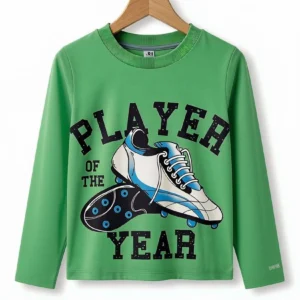 Remera Botines Player Verde