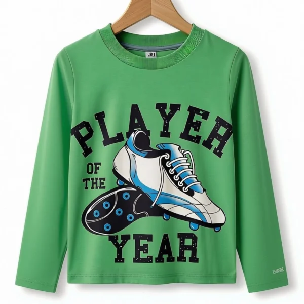 Remera Botines Player Verde