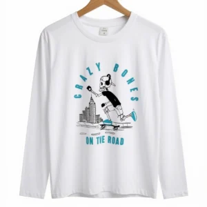 56 Remera Crazy Bones Blanca