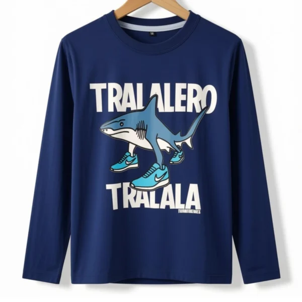 Remera Tralalero Tralalá Azul