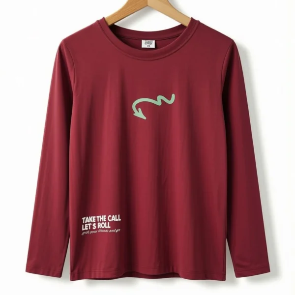 Remera Flecha Bordó