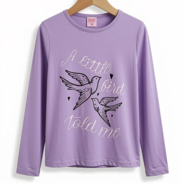 Remera A Little Bird Lila