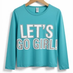 68 Remera Let´s Go Celeste