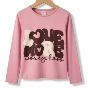 69 Remera Love More Rosa