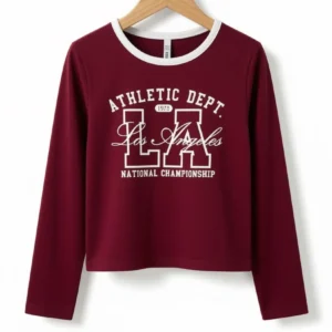Remera Los Ángeles Bordó