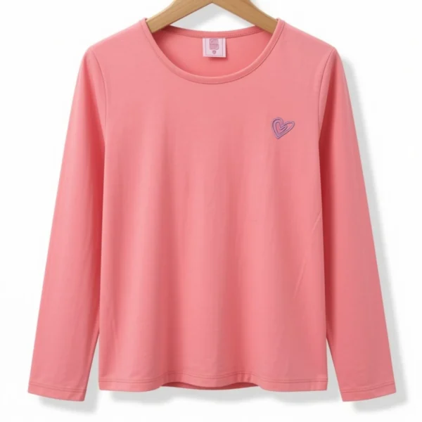 Remera Corazón Salmón