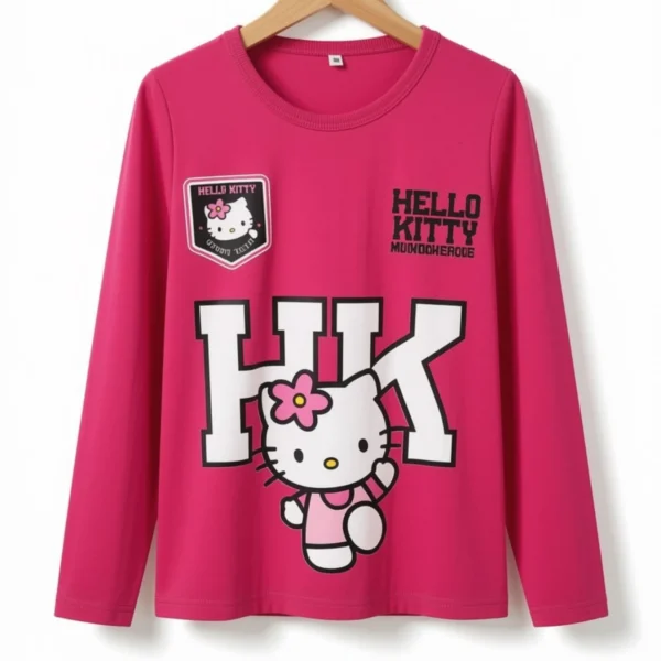 Remera HK Hello Kitty Fucsia