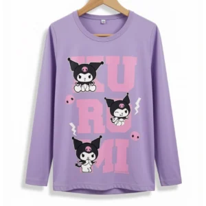 76 Remera Kuromi Lila