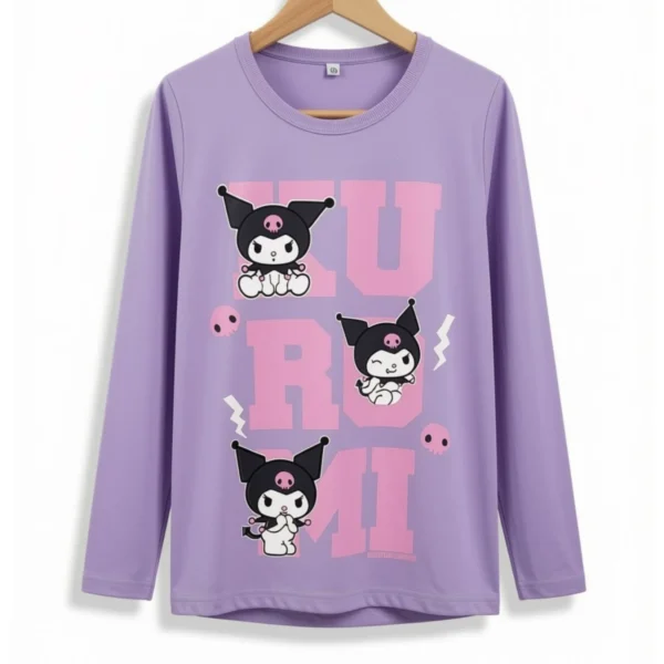 Remera Kuromi Lila