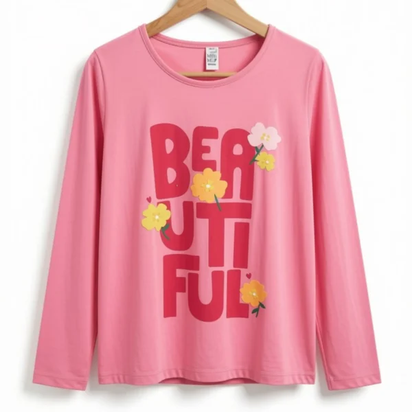 Remera Beautiful Salmón