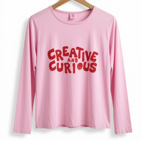 Remera Creative and Curious Rosa