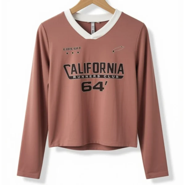 Remera California 64 Marrón
