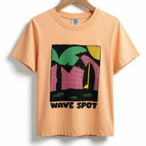 Remera Wave Spot Naranja