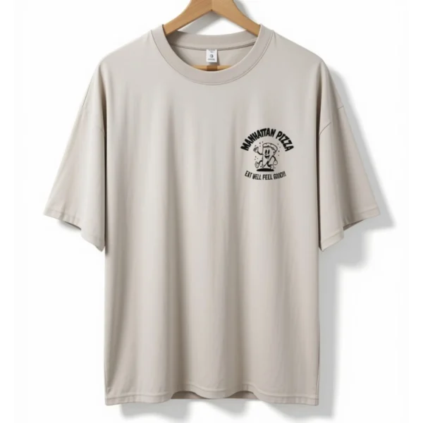 Remera Manhattan Pizza Beige