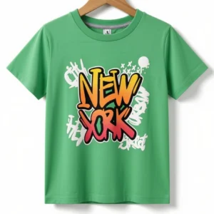 Remera New York Verde