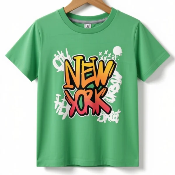 Remera New York Verde