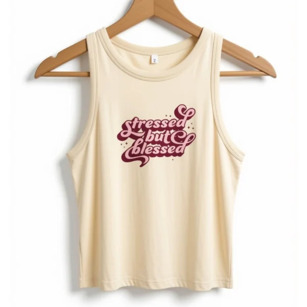 Musculosa Blessed Amarillo Pastel