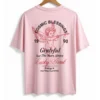 Remera Grateful  Rosa