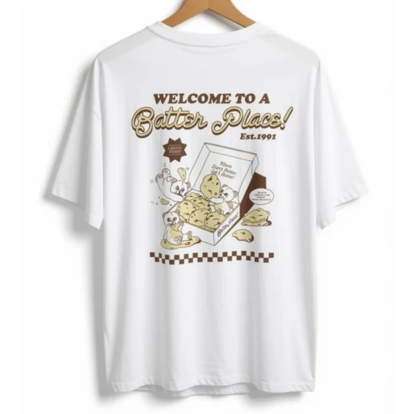 Remera Batter Place Blanca