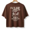Remera Le Club 55 Marrón