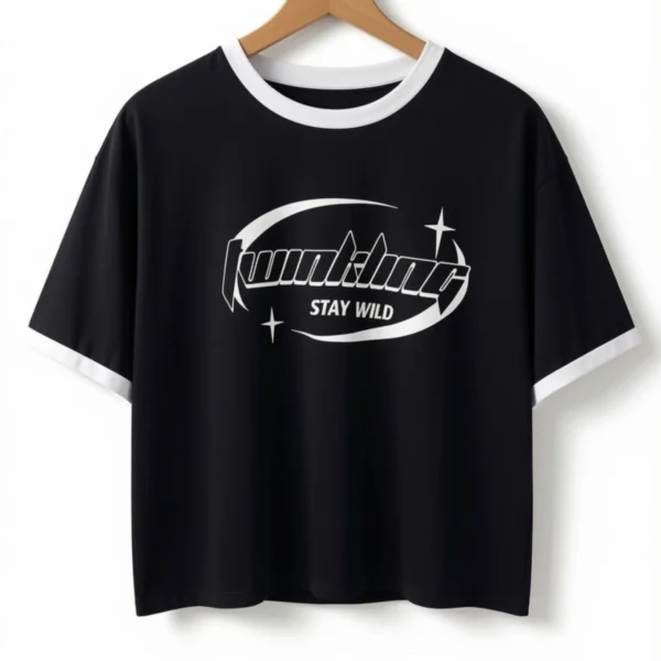 Remera Iwinkling Negra