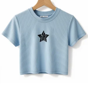 155 Remera Star Celeste