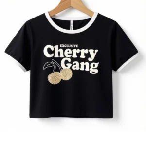 Remera Cherry Gang Negra