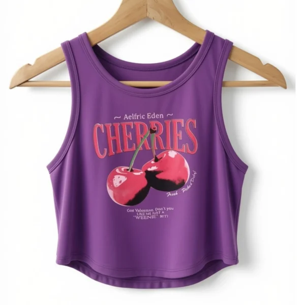 Musculosa Cherry Violeta