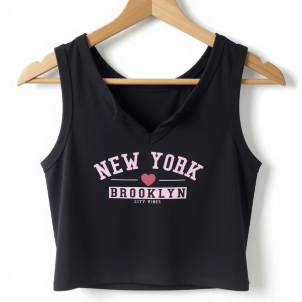 Musculosa New York Negra