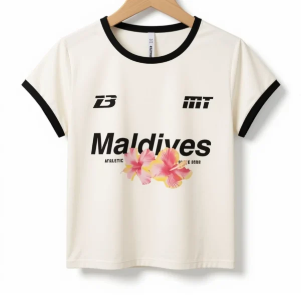 Remera Flor Maldives Natural