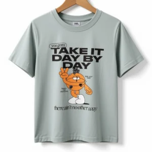 Remera Take It Day By Day Verde