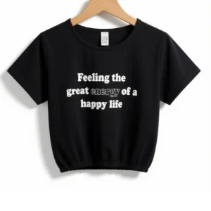 Remera Energy Negra