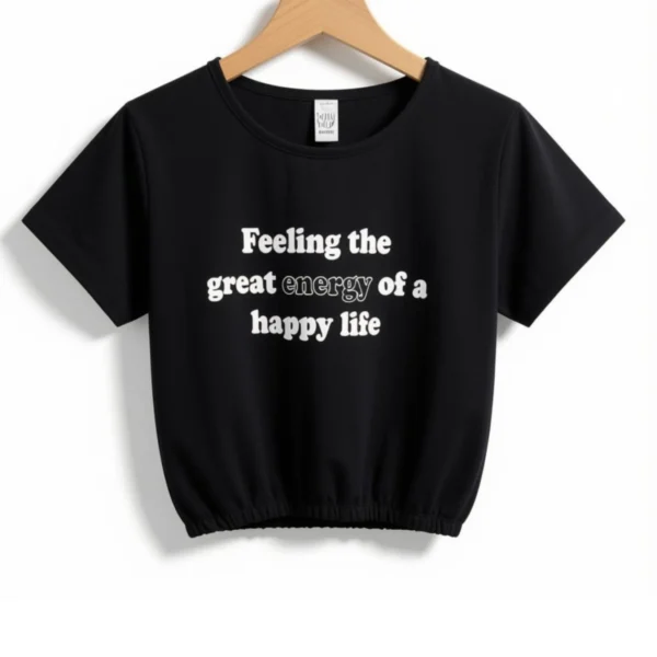 Remera Energy Negra