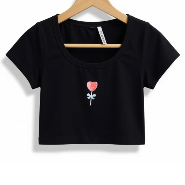 Remera Chupetín Negra