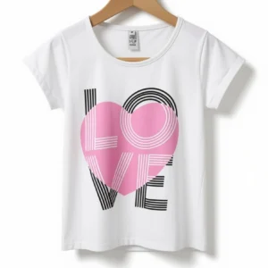 Remera Love Blanca