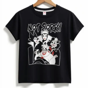 199 Remera Villanas Negra