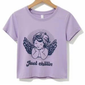 Remera Ángel Lila