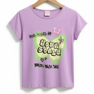 Remera Mariposas Lila