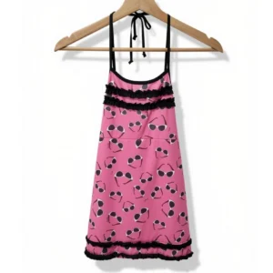 216 Vestido Anteojos Fucsia