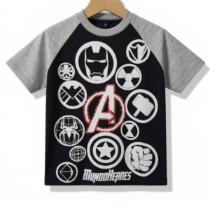 219 Remera Avengers Negra