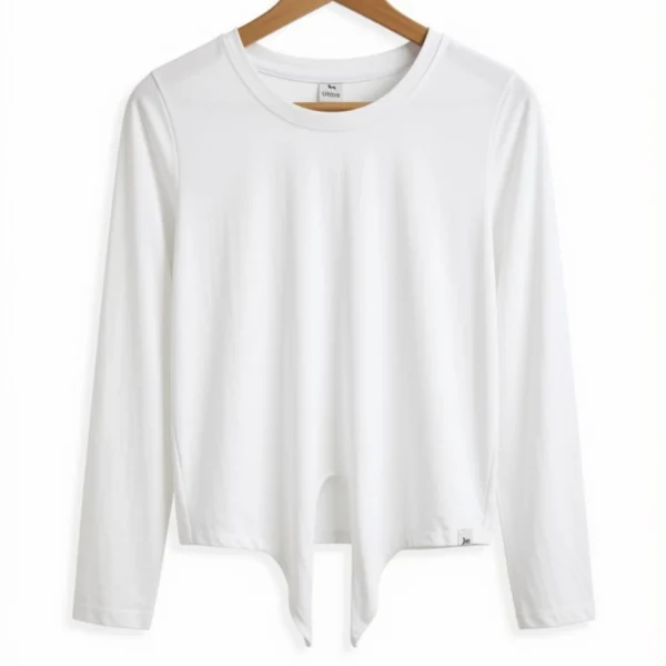 Remera Nudo Blanca