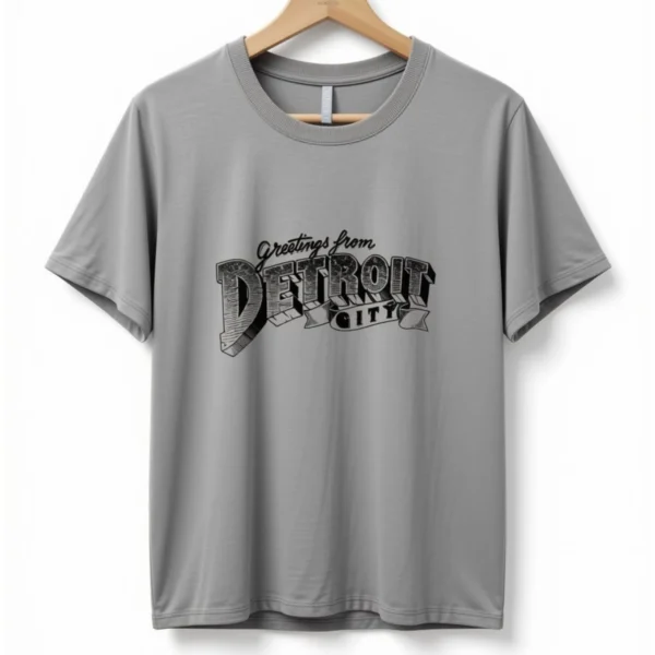 Remera Detroit Gris