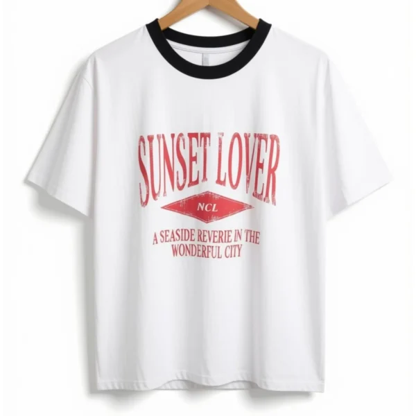 Remera Sunset Lover Blanca