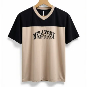 Remera New York Beige